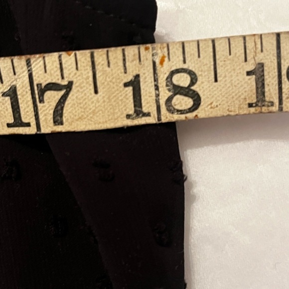 Daniel Rainn Adonis Halter Blouse Black Polka Dot Ruffle Collar Sz XS Women - Picture 7 of 8